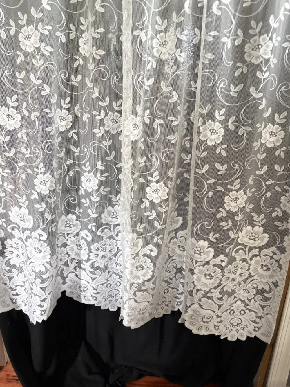 JCPenney Home Collection Floral Lace Curtain Panel 31